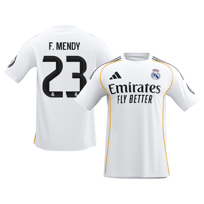 F.MENDY #23 Heren Real Madrid Thuis Voetbalshirt 2025/26 [PREMIUM]