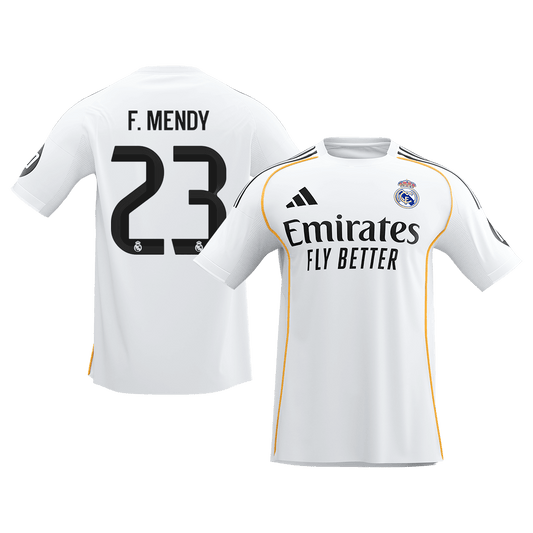 F.MENDY #23 Heren Real Madrid Thuis Voetbalshirt 2025/26 [PREMIUM]