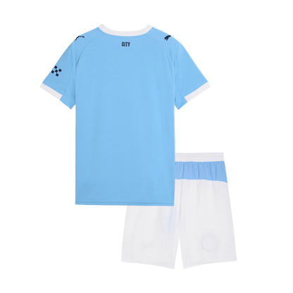 Kinder Manchester City Thuis Tenue 2025/26 - achterkant