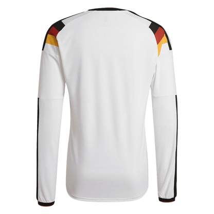 Duitsland Thuis Spelersversie Lange Mouwen Voetbalshirt 2026 - Slim Fit - achterkant