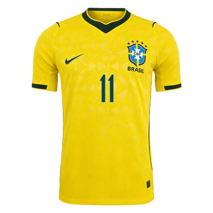 RAPHINHA #11 Brazilië Spelersversie thuisshirt WK Voetbal 2026 - slim fit