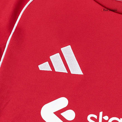 Heren Liverpool Thuis Lange Mouwen Voetbalshirt 2025/26 - close-up