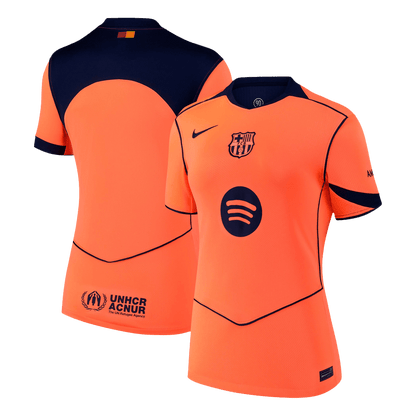 Dames Barcelona Uit Voetbalshirt 2025/26 - detail
