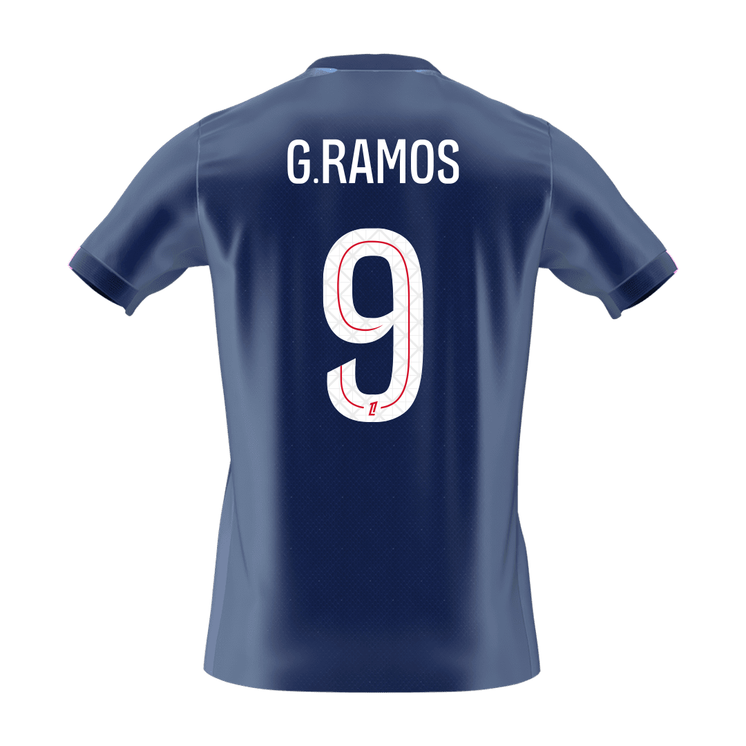 G.RAMOS #9 Heren PSG Thuis Voetbalshirt 2025/26 [PREMIUM] - extra