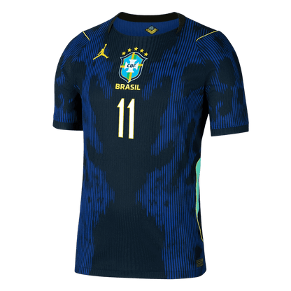 RAPHINHA #11 Brazilië Spelersversie uitshirt WK Voetbal 2026 - slim fit