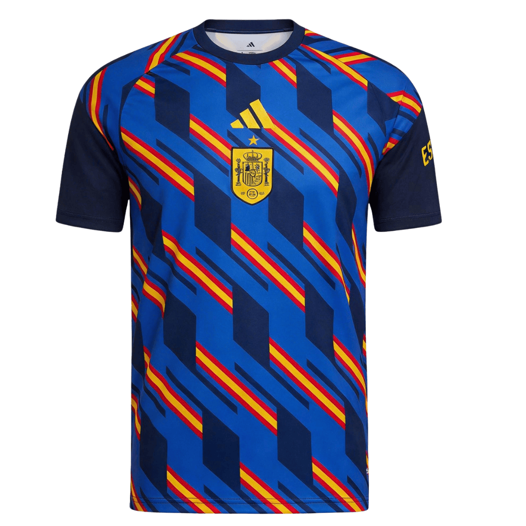Heren Spanje Pre-Match Voetbalshirt WK Voetbal 2026 - voorkant