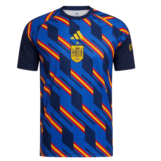 Heren Spanje Pre-Match Voetbalshirt WK Voetbal 2026 - voorkant