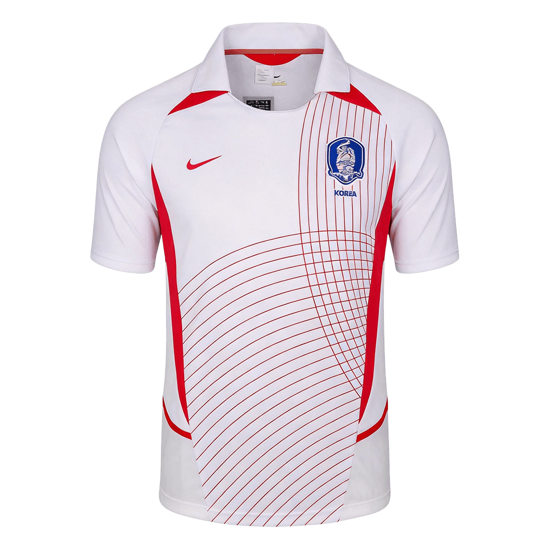 Retro Zuid-Korea Uit Voetbalshirt 2002 - voorkant