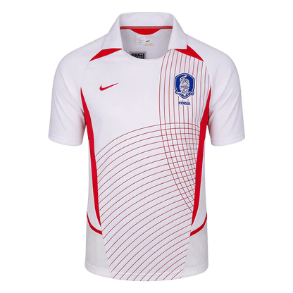 Retro Zuid-Korea Uit Voetbalshirt 2002 - voorkant