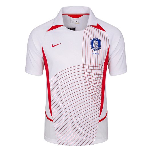 Retro Zuid-Korea Uit Voetbalshirt 2002 - voorkant