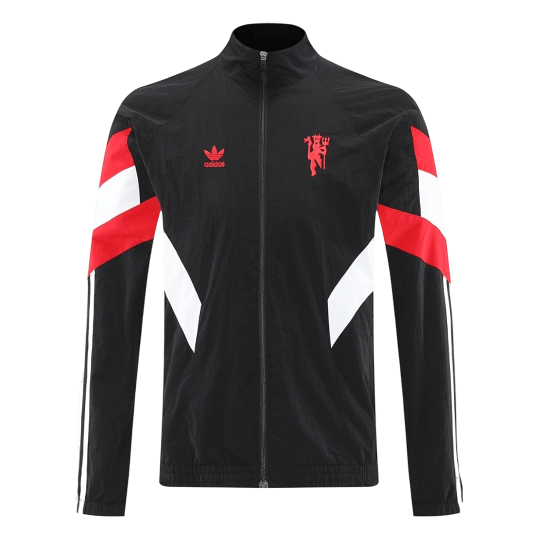 Manchester United Windjack 2025/26 Black football shirt