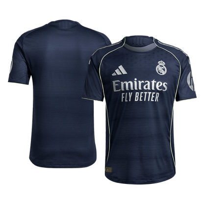 Real Madrid Uit Spelersversie Voetbalshirt 2025/26 - Slim Fit - close-up