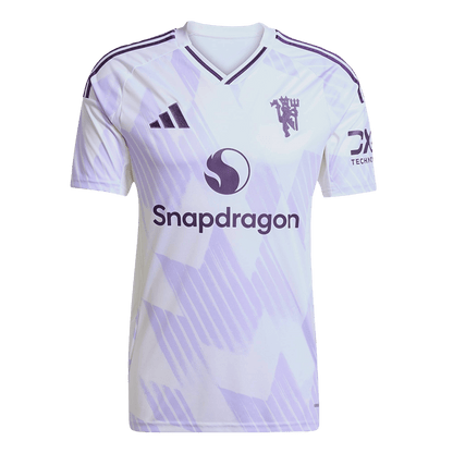 MOUNT #7 Heren Manchester United Uit Voetbalshirt 2025/26 - achterkant