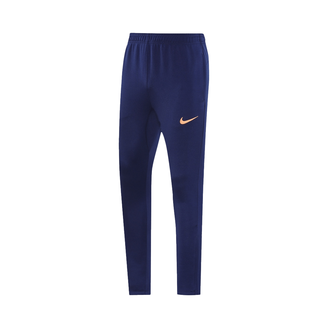 Barcelona Trainingsjack Set(Jas+Broek) 2025/26 Navy&Orange - detail