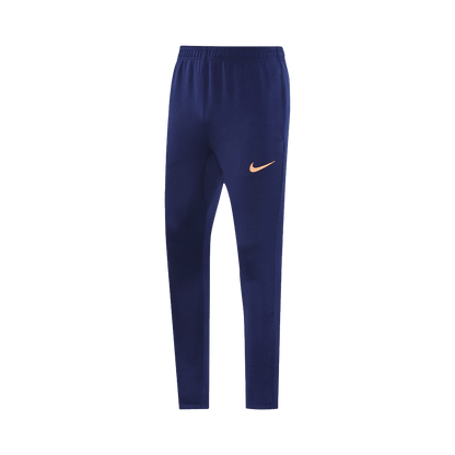 Barcelona Trainingsjack Set(Jas+Broek) 2025/26 Navy&Orange - detail