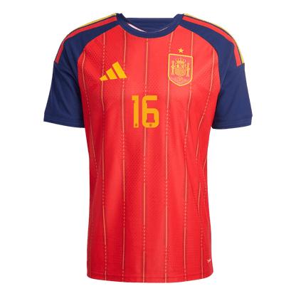RODRIGO #16 Spanje Spelersversie thuisshirt WK Voetbal 2026 - slim fit