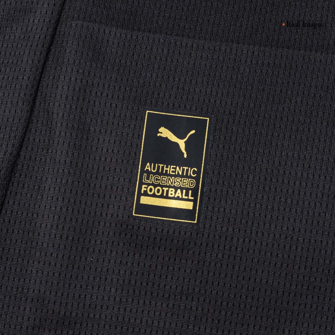 Heren Manchester City Uit Lange Mouwen Voetbalshirt 2025/26 - achterkant