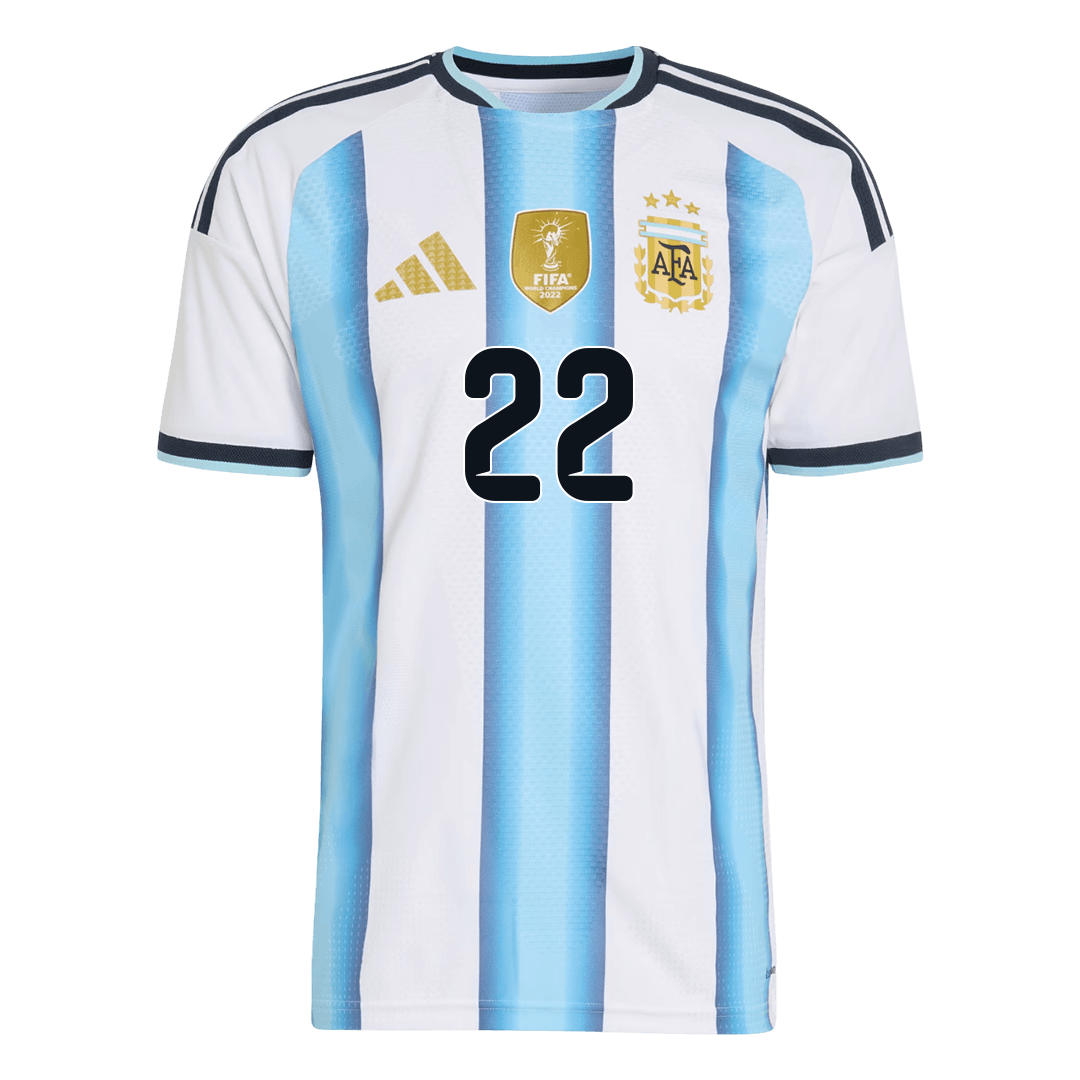 L.MARTÍNEZ #22 Argentinië Thuis Spelersversie Voetbalshirt 2026 - Slim Fit