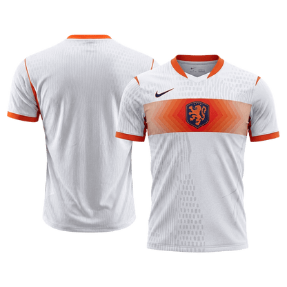 Nederland Uit Spelersversie Voetbalshirt WK Voetbal 2026 - Slim Fit - zijkant