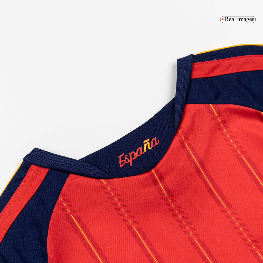 Kinder Spanje Thuis Tenue 2026 - close-up