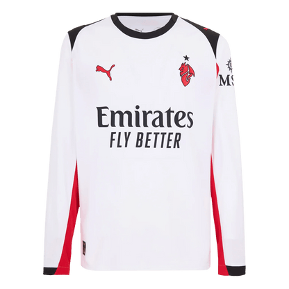 Heren AC Milan Uit Lange Mouwen Voetbalshirt 2025/26