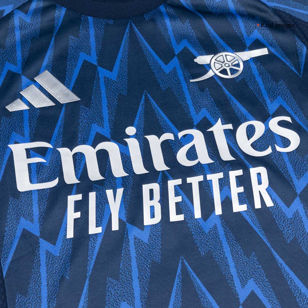 SAKA #7 Arsenal Uit Spelersversie Voetbalshirt 2025/26 - Slim Fit - verpakking