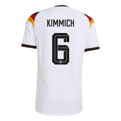 KIMMICH #6 Duitsland Thuis Spelersversie Voetbalshirt WK Voetbal 2026 - Slim Fit - extra