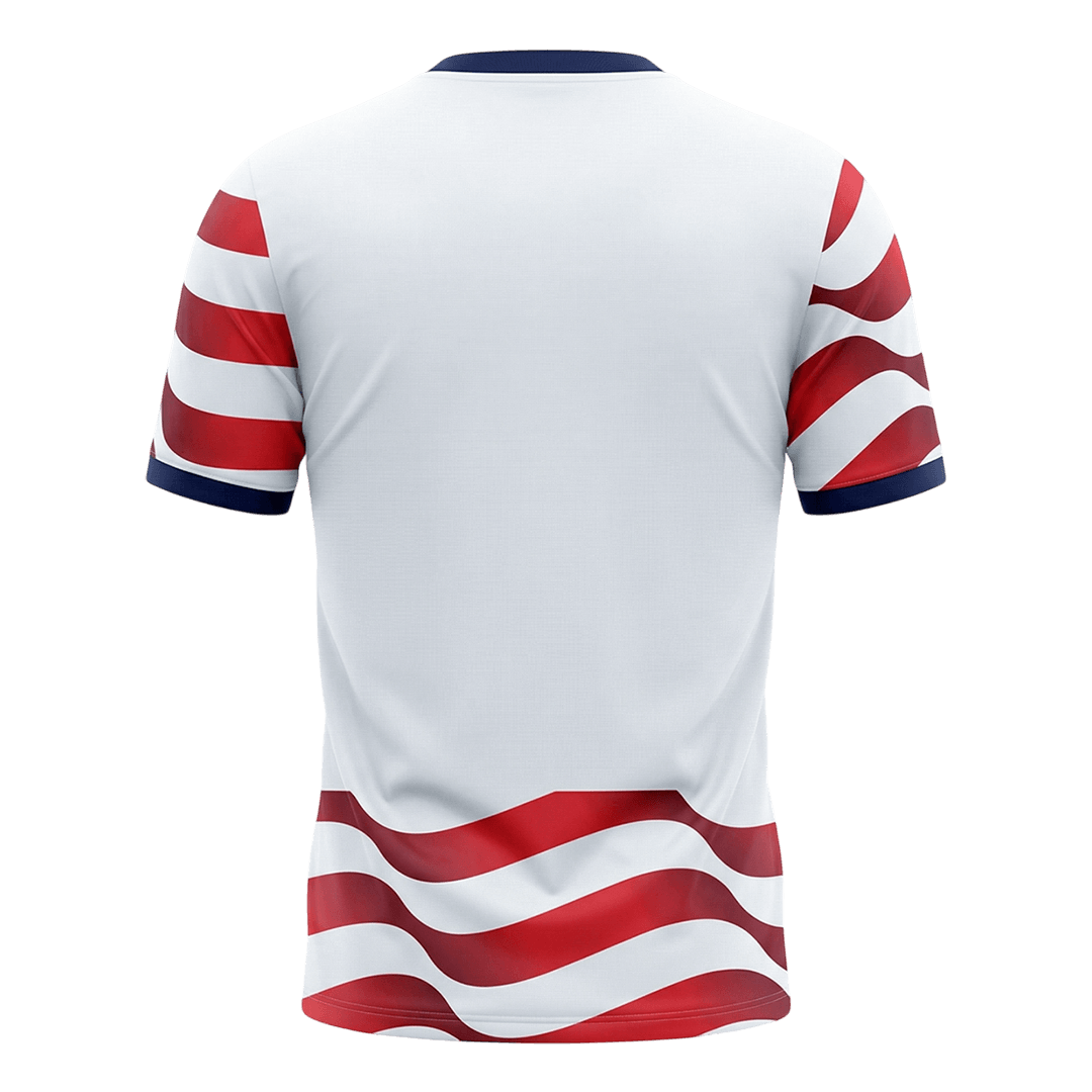 Heren Verenigde Staten Thuis Voetbalshirt WK Voetbal 2026 - detail
