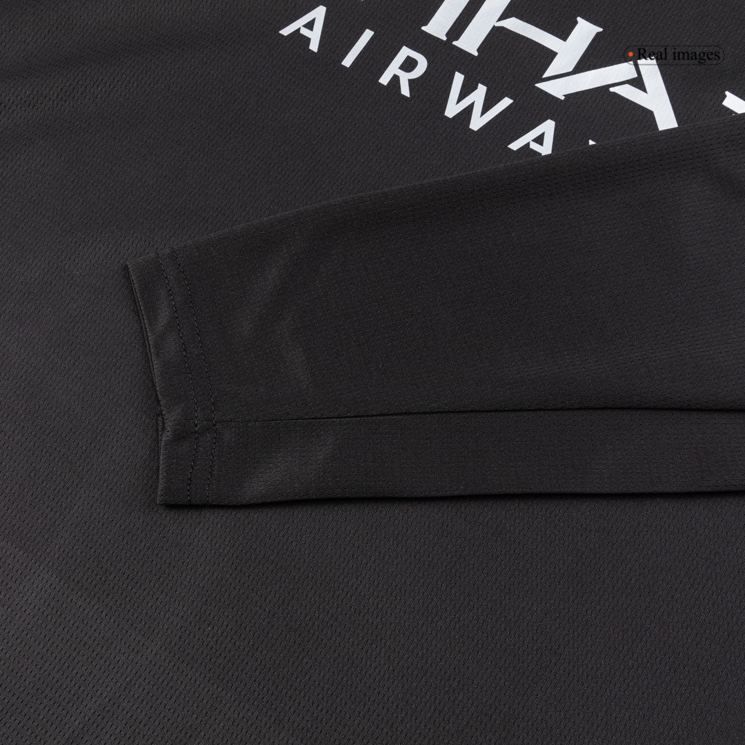 Heren Manchester City Uit Lange Mouwen Voetbalshirt 2025/26 - detail