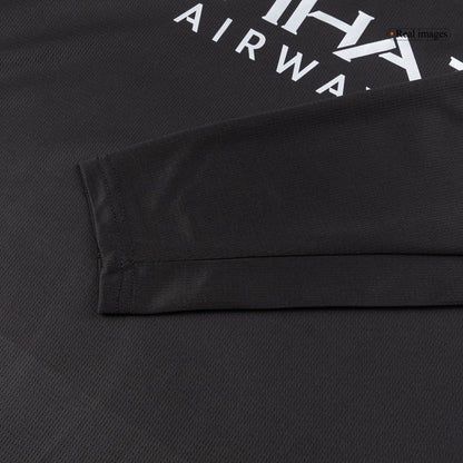 Heren Manchester City Uit Lange Mouwen Voetbalshirt 2025/26 - detail