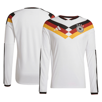 Heren Duitsland Thuis Lange Mouwen Voetbalshirt WK Voetbal 2026 - achterkant