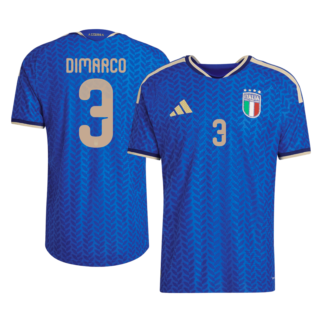 DIMARCO #3 Italië Thuis Spelersversie Voetbalshirt WK Voetbal 2026 - Slim Fit - detail