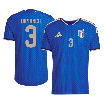 DIMARCO #3 Italië Thuis Spelersversie Voetbalshirt WK Voetbal 2026 - Slim Fit - detail