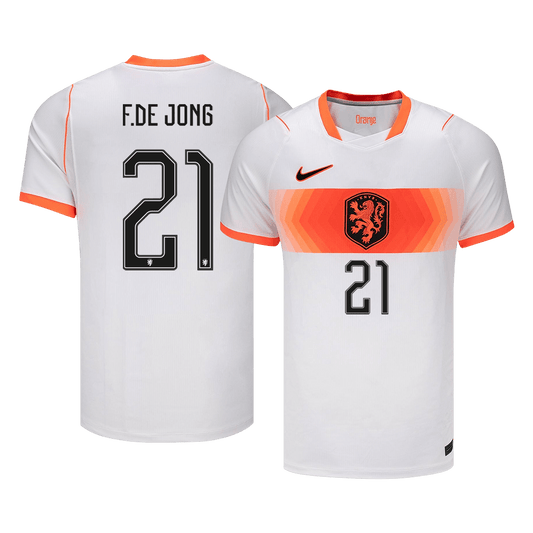 F.DE JONG #21 Heren Nederland uitshirt WK Voetbal 2026