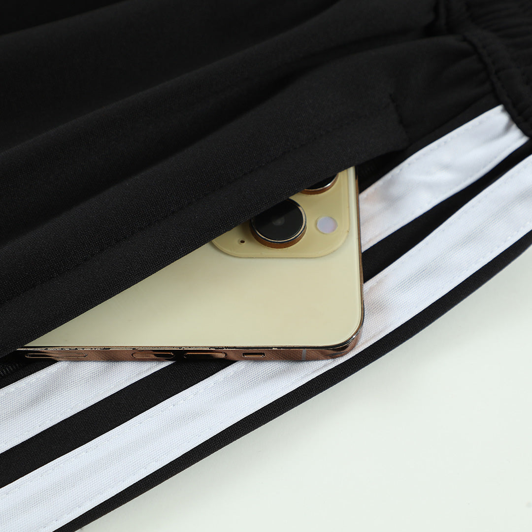 Duitsland Joggingpak met rit Set(top+broek) 2026 Black - close-up