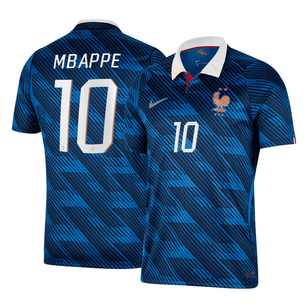 MBAPPE #10 Heren Frankrijk Thuis Voetbalshirt WK Voetbal 2026 - voorkant