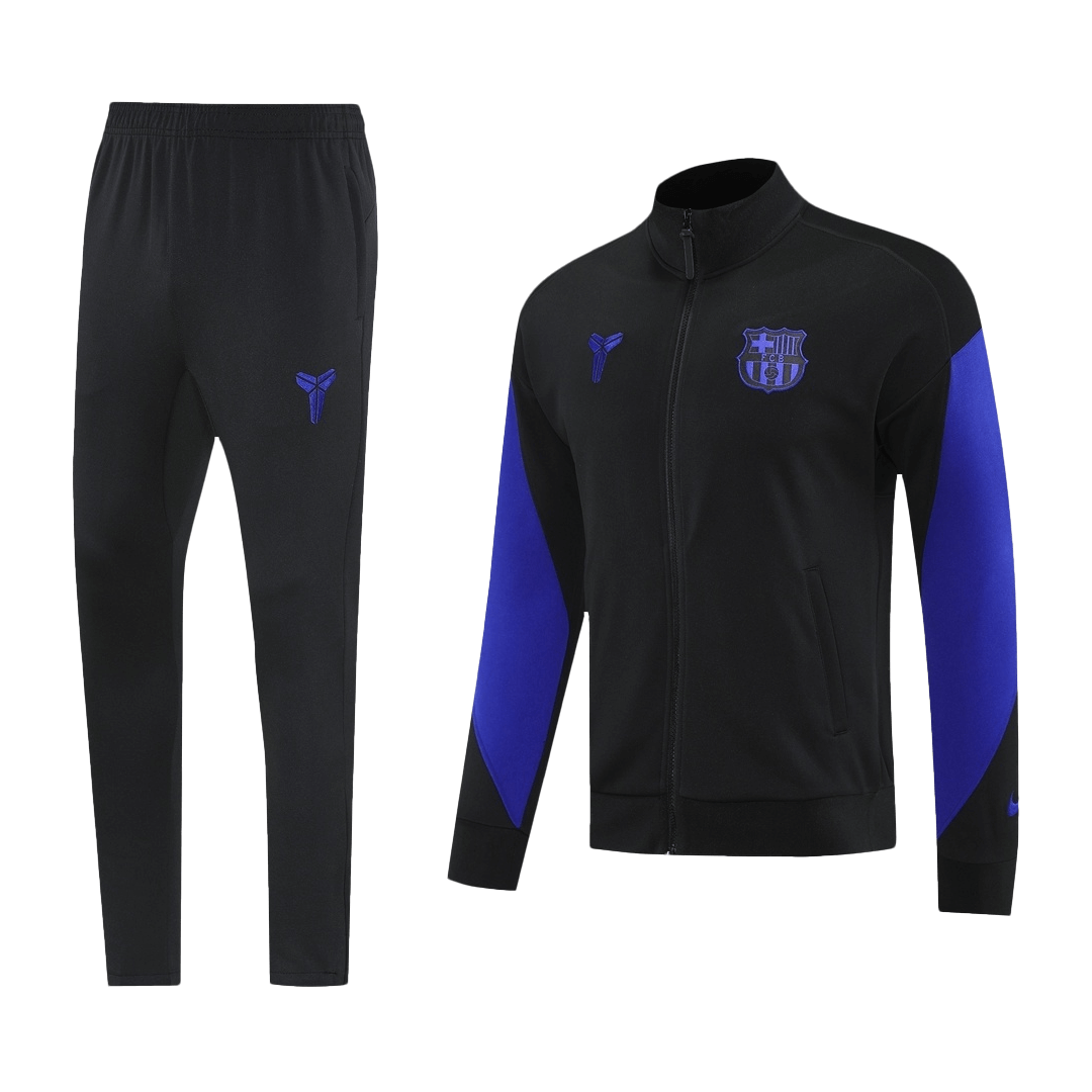 Barcelona Thuis Trainingsjack Set(Jas+Broek) 2025/26 Black&Purple - foto 19