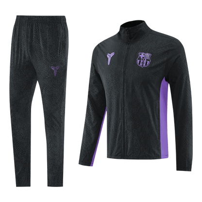 Barcelona Trainingsjack Set(top+broek) 2025/26 Black - detail