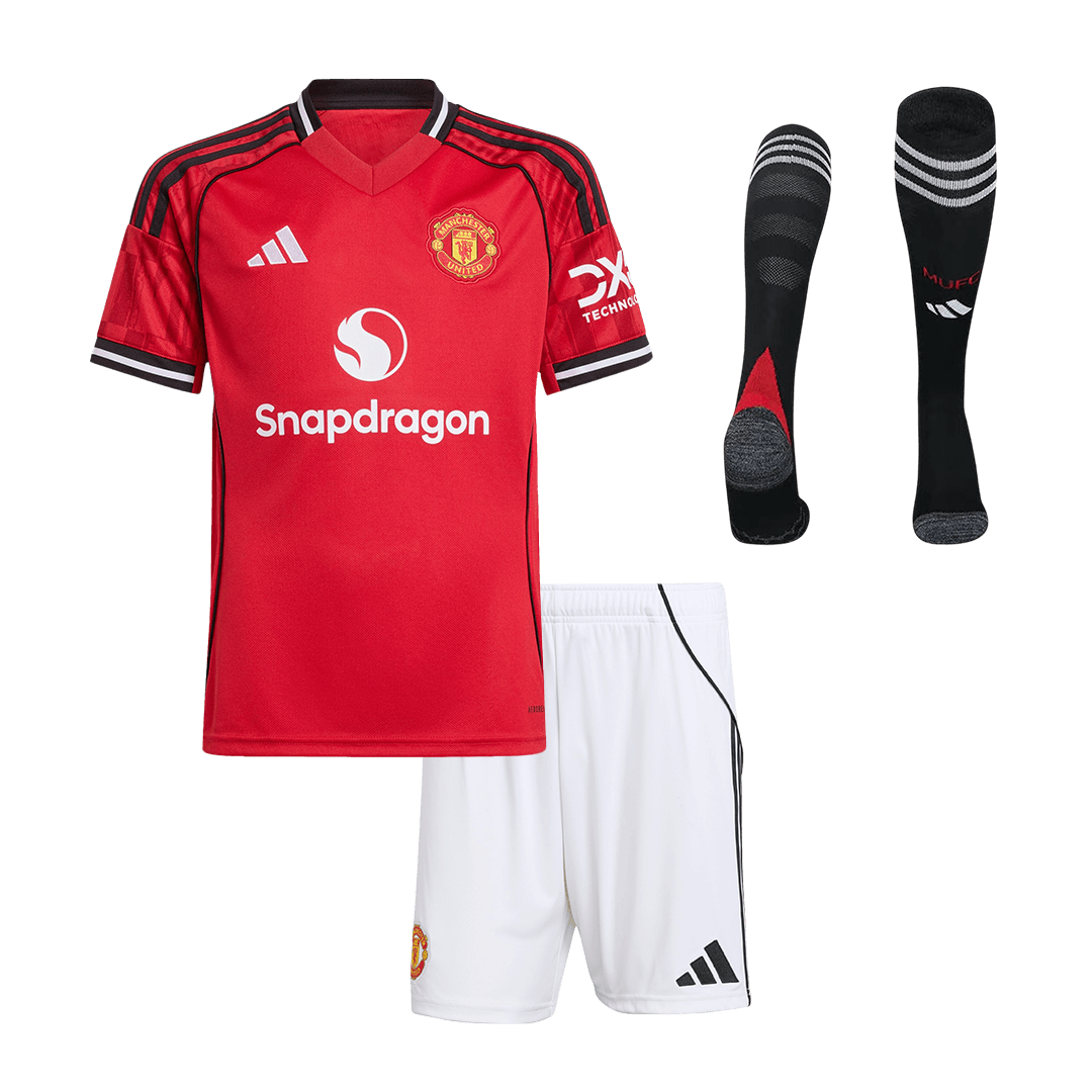 Kinder Manchester United Thuis Tenue 2025/26 football shirt