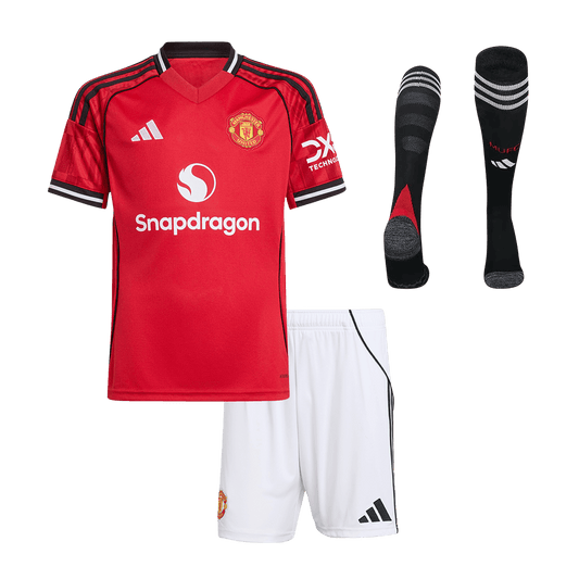Kinder Manchester United Thuis Tenue 2025/26 football shirt