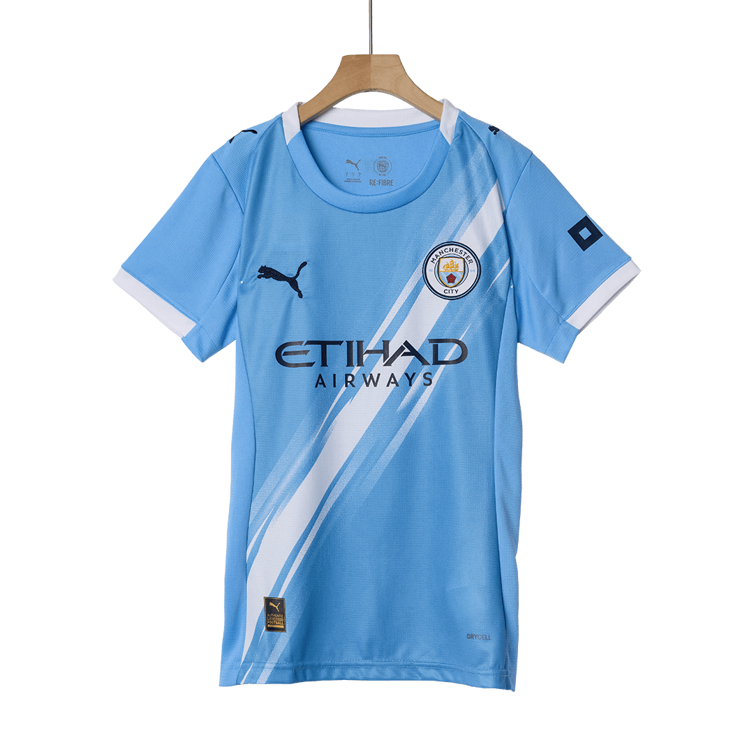 Dames Manchester City Thuis Voetbalshirt 2025/26 - extra