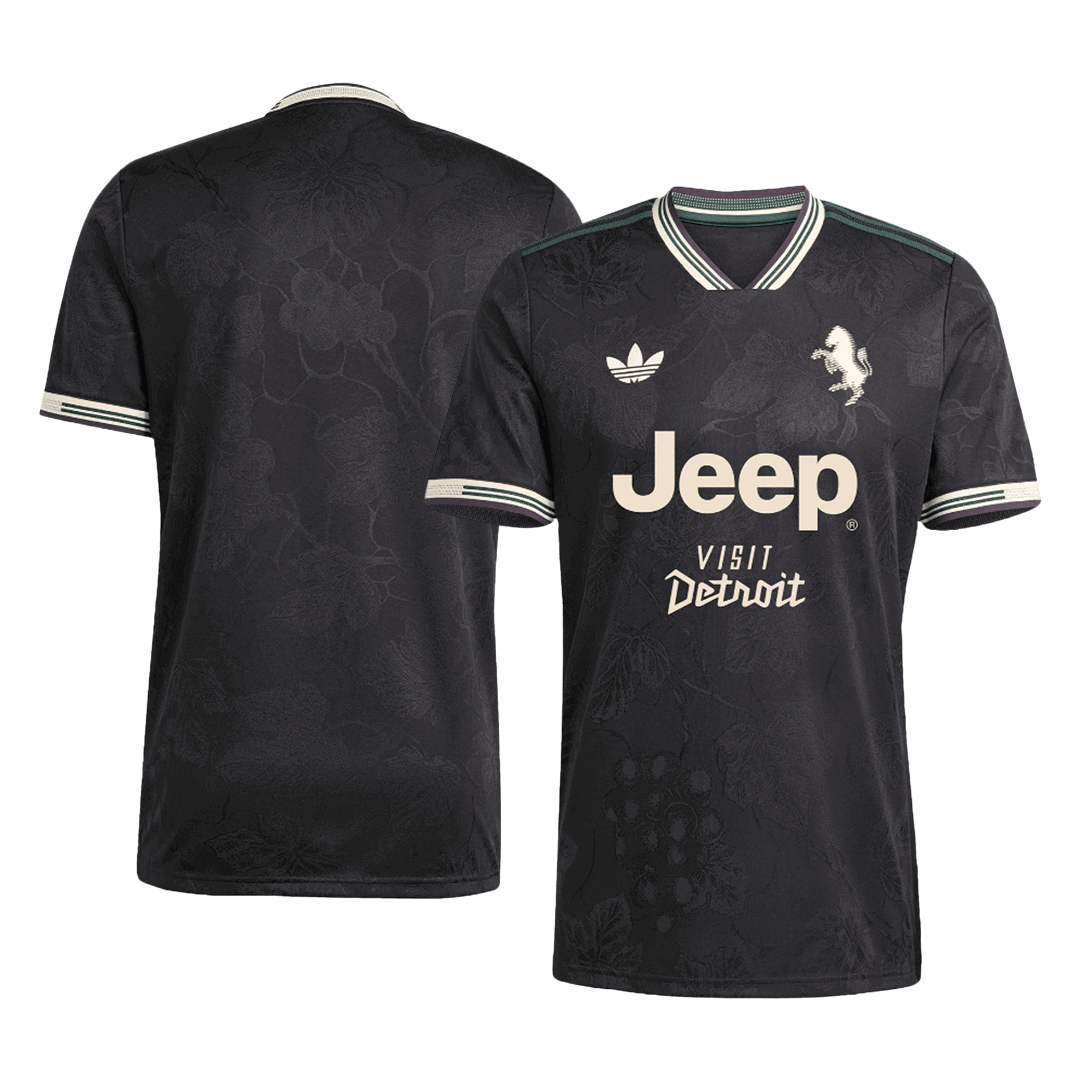Juventus Derde Spelersversie Voetbalshirt 2025/26 - Slim Fit - zijkant