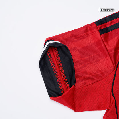Kinder Manchester United Thuis Tenue 2025/26 - close-up