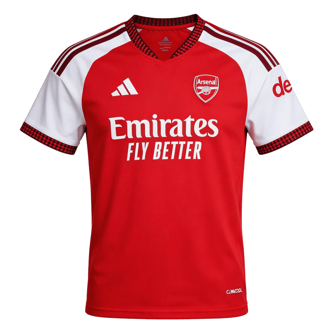 CHAMPIONS #26 Heren Arsenal Thuis Voetbalshirt 2026/27 - achterkant