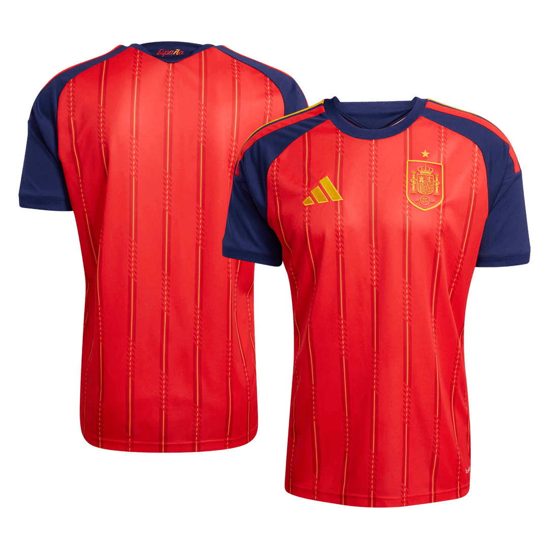 Heren Spanje Thuis Voetbalshirt WK Voetbal 2026 - detail