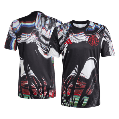Heren Manchester United Pre-Match Voetbalshirt 2025/26 - detail