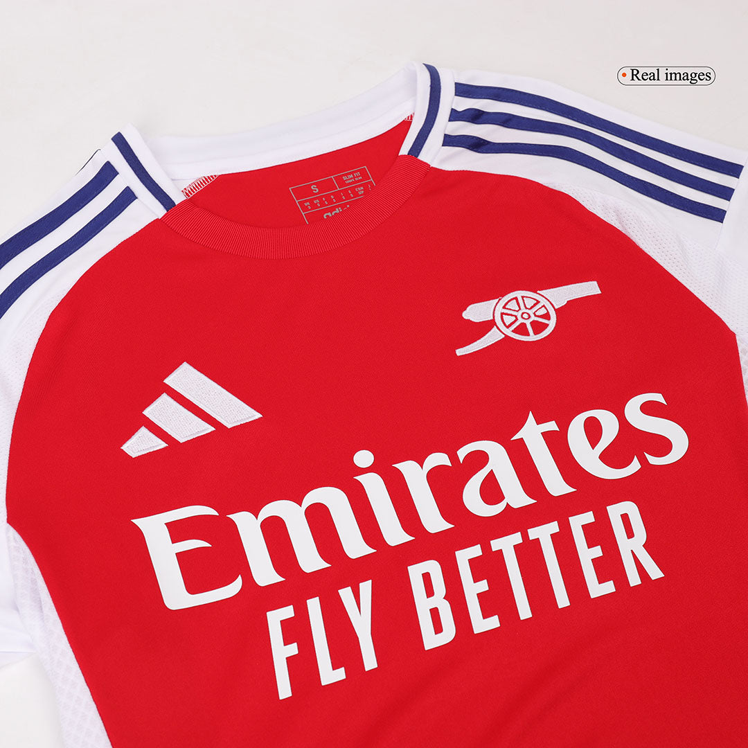 RICE #41 Heren Arsenal Thuis Voetbalshirt 2024/25 - close-up