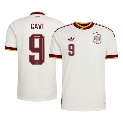 GAVI #9 Spanje Spelersversie uitshirt WK Voetbal 2026 - slim fit
