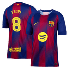 PEDRI #8 Heren Barcelona thuisshirt 2025/26 - UCL [PREMIUM]