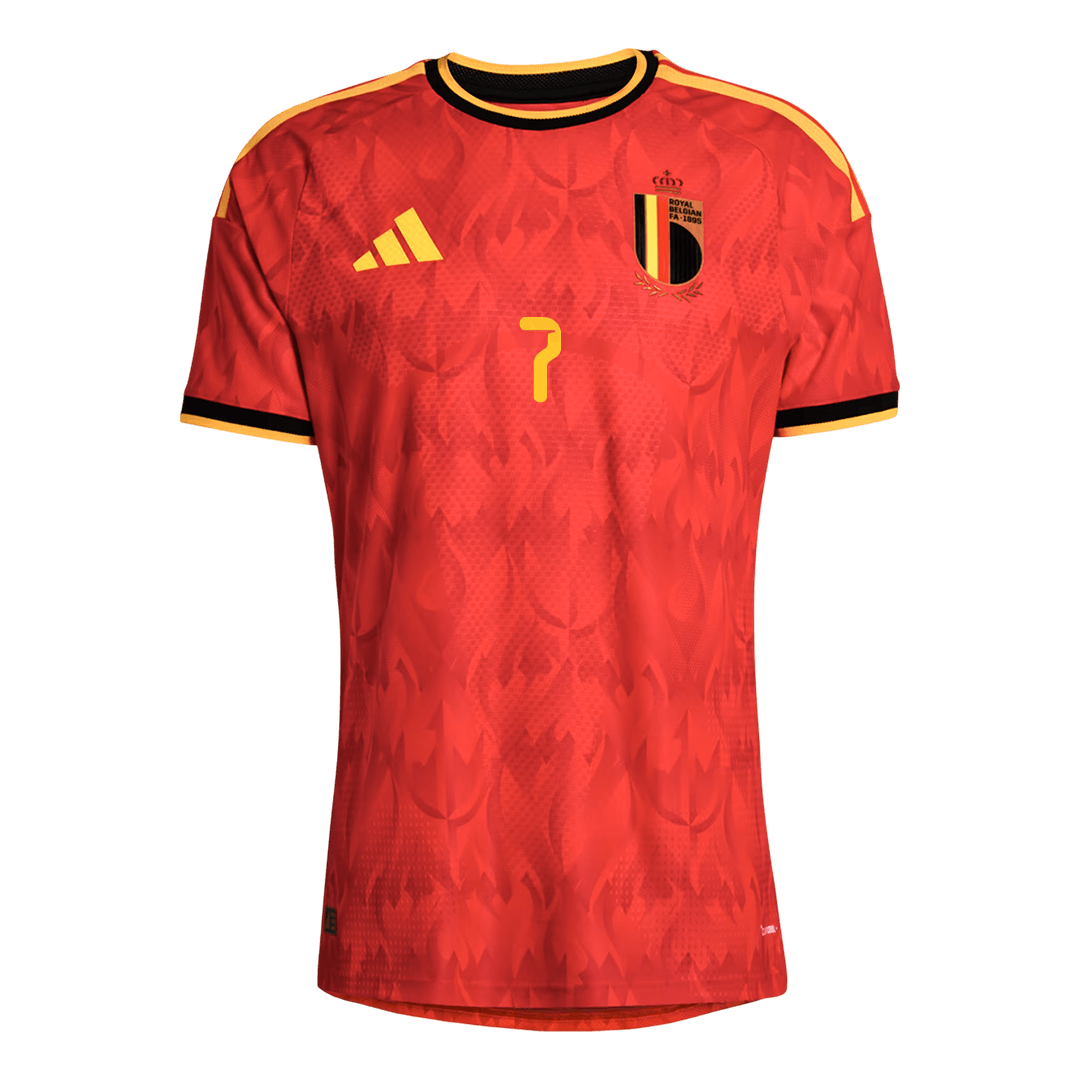 DE BRUYNE #7 België Thuis Spelersversie Voetbalshirt WK Voetbal 2026 - Slim Fit - foto 9